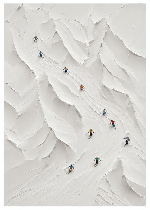 Alpine Silence Descent, flat artwork