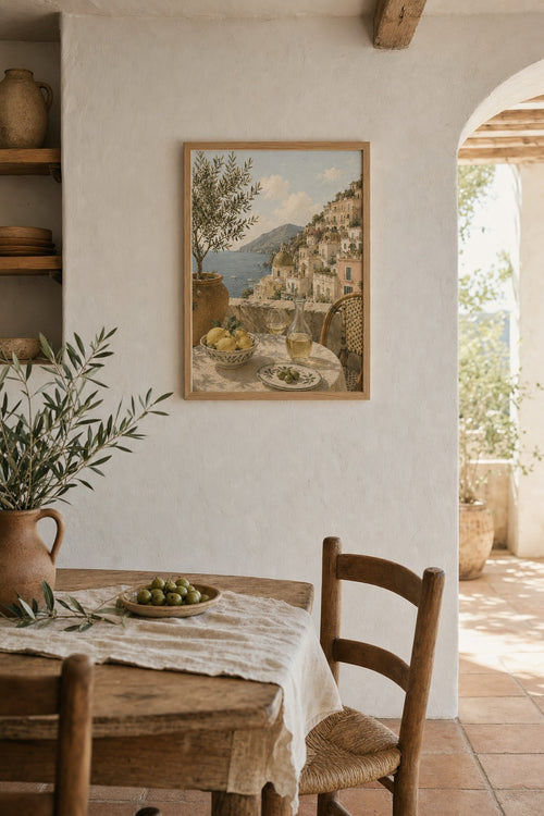 Amalfi Aperitivo, styled interior