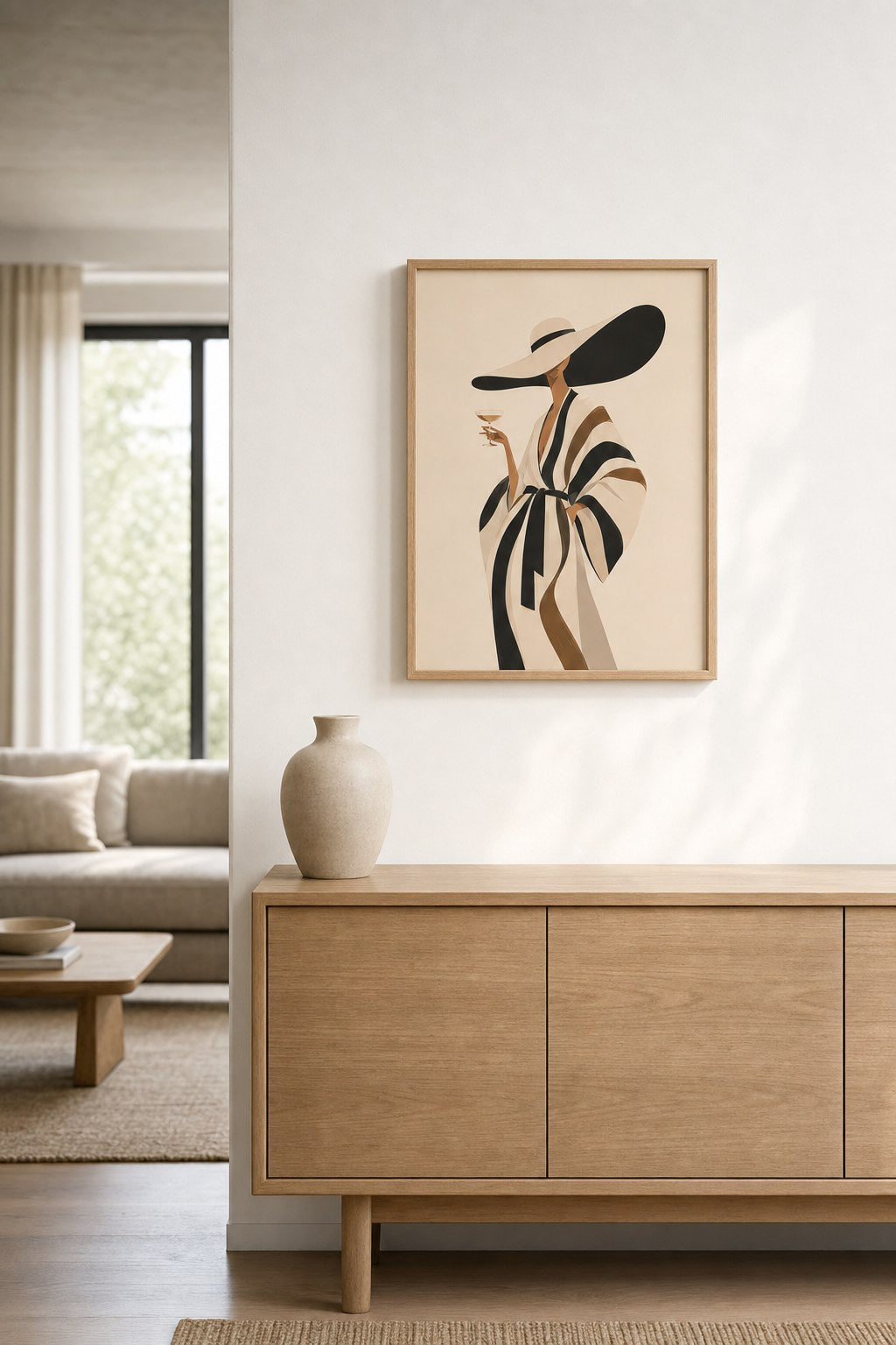 Champagne Afternoon Elegance, styled interior