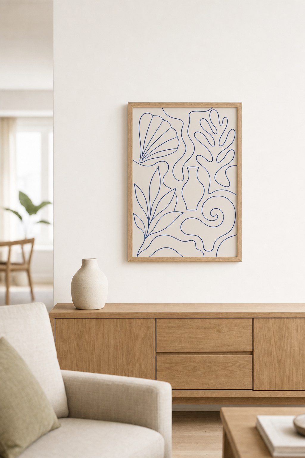 Coastal Reverie Lines, styled interior