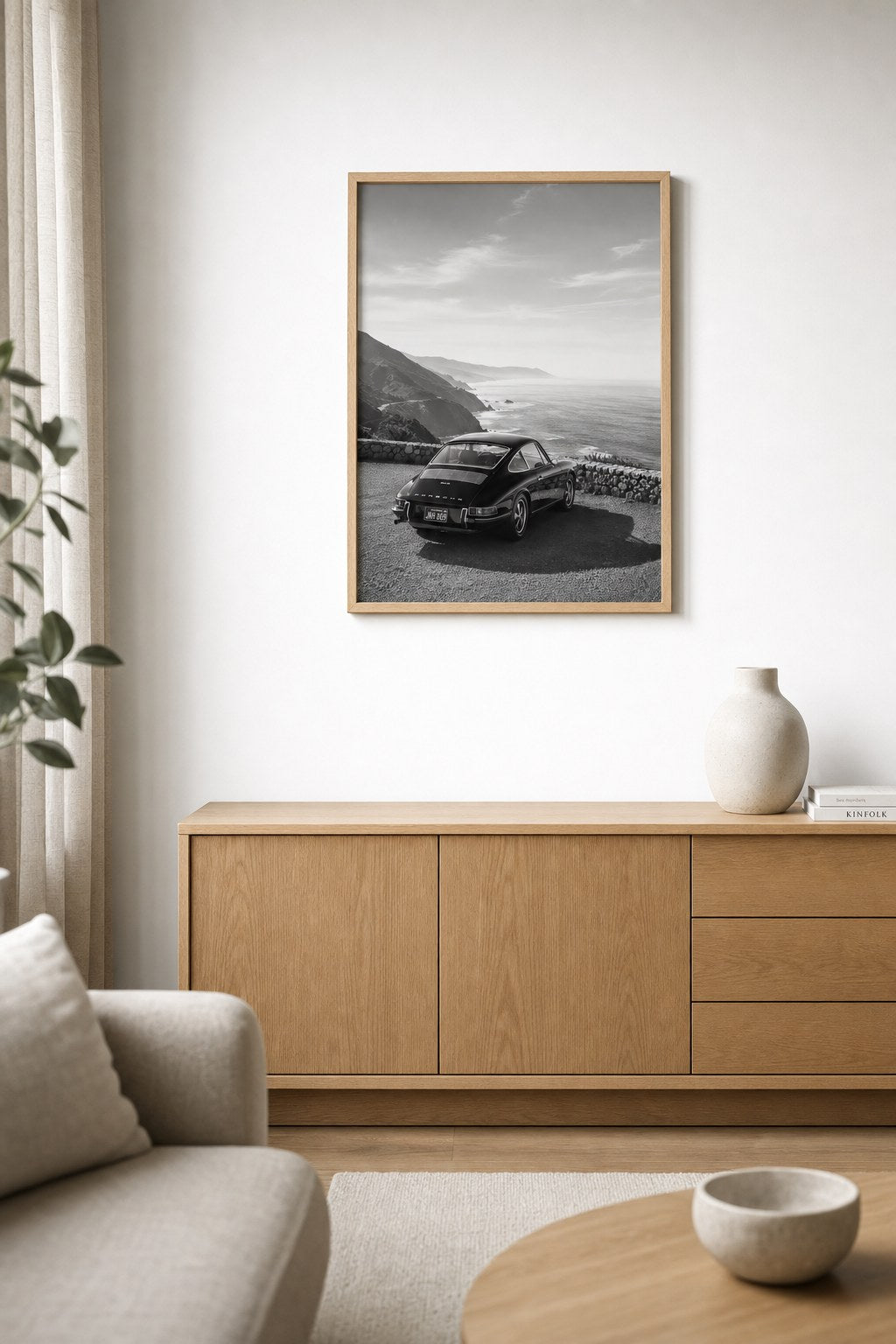 Coastal Road Escape, styled interior