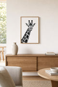 Gentle Giraffe Gaze, styled interior