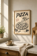 Good Mood Pizza, styled interior