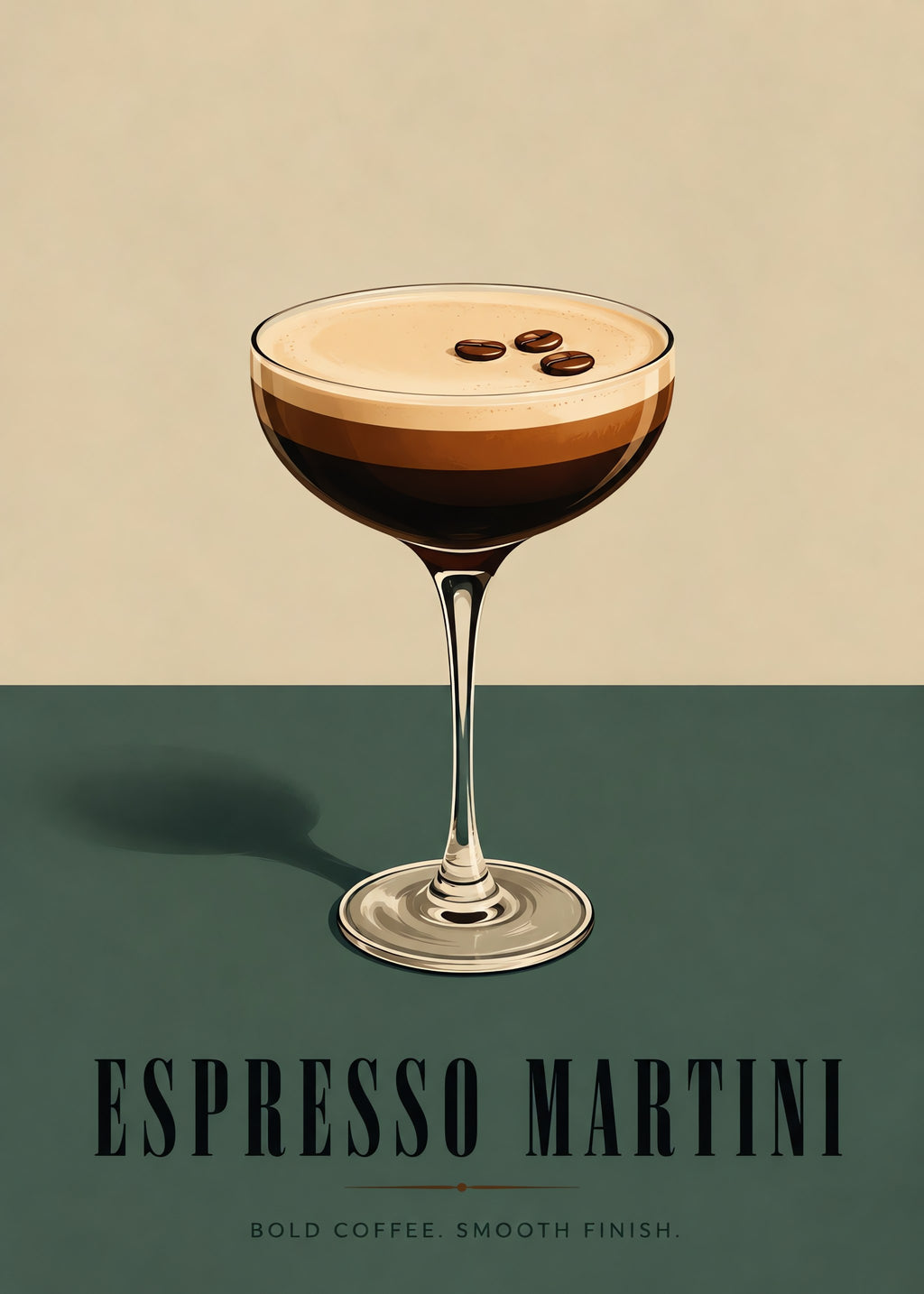 Midnight Espresso Martini, flat artwork