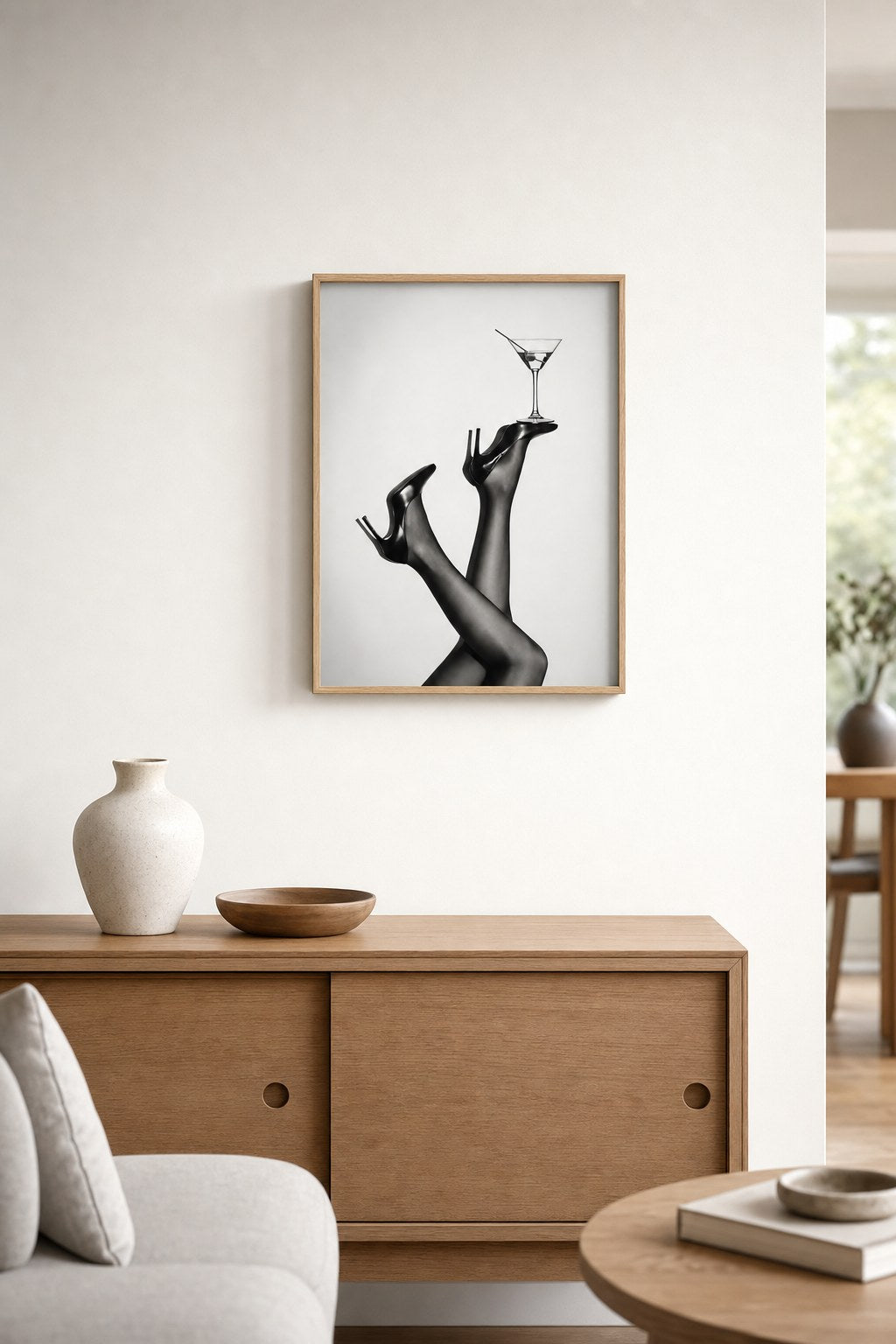 Midnight Martini Legs, styled interior