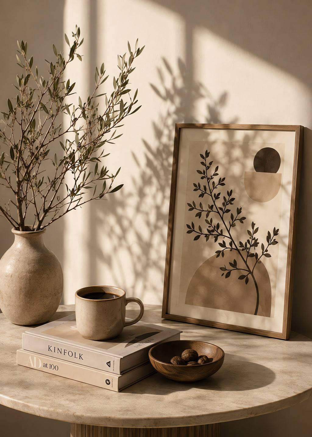 Olive Branch Stillness, flat artwork