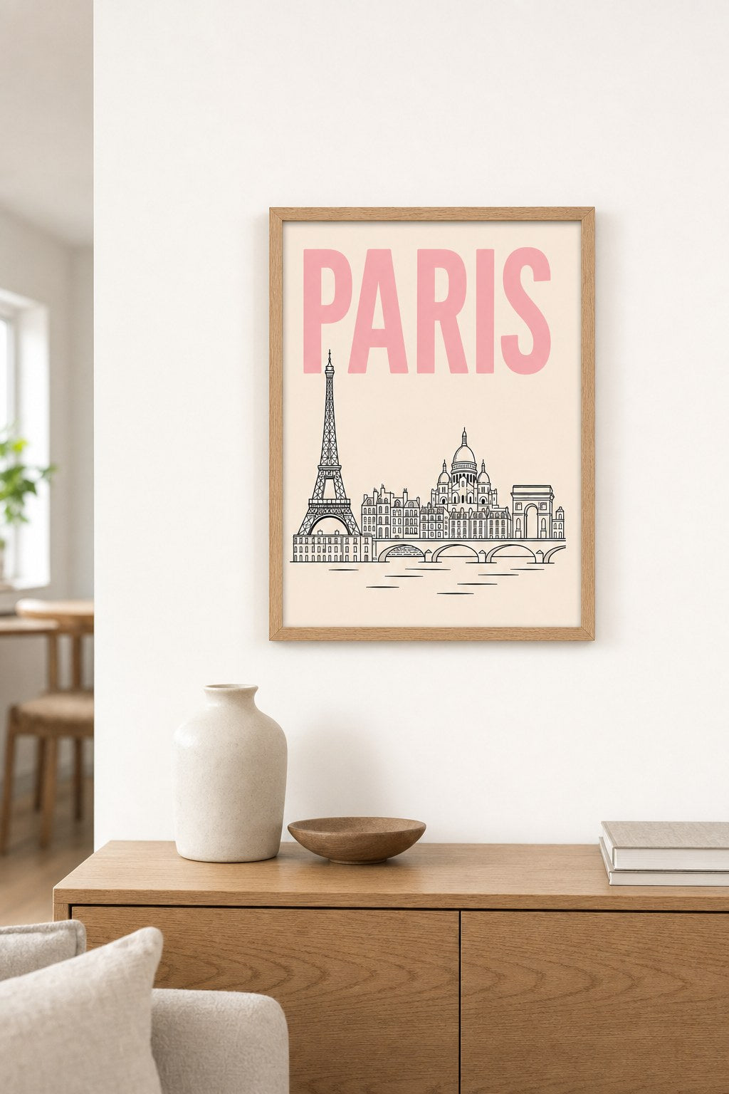 Paris Skyline Dreams, styled interior