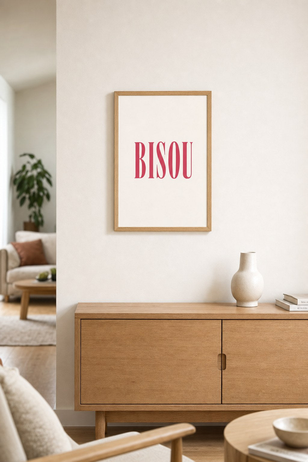 Pink Bisou Whisper, styled interior