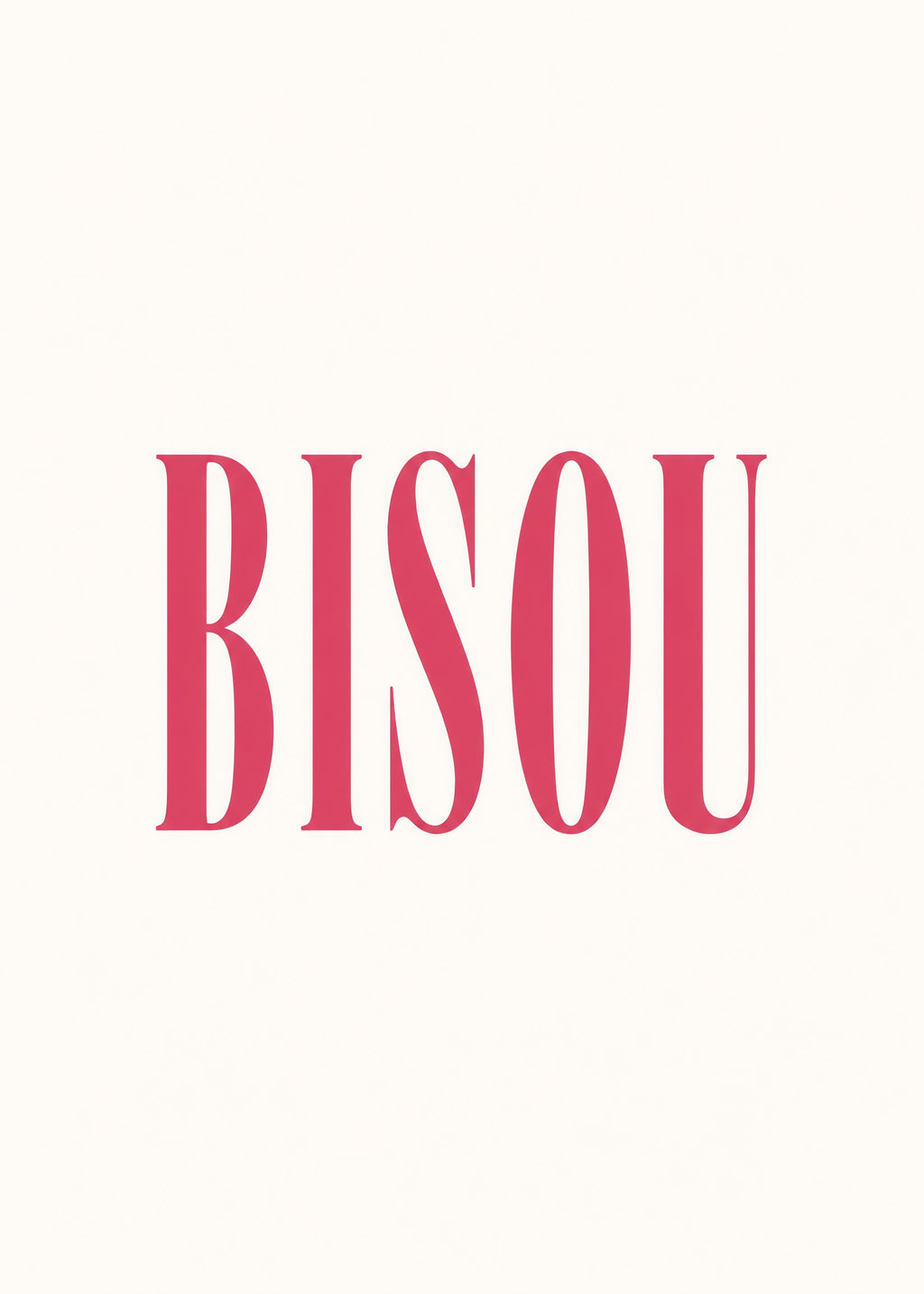 Pink Bisou Whisper, flat artwork