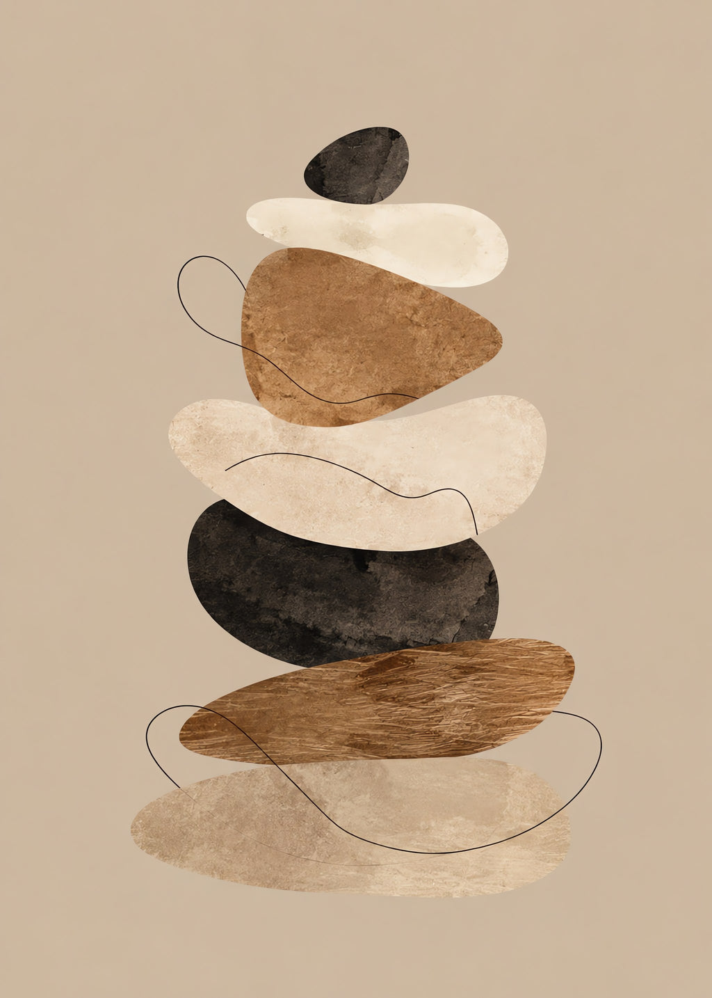 Quiet Balance Study, flat artwork