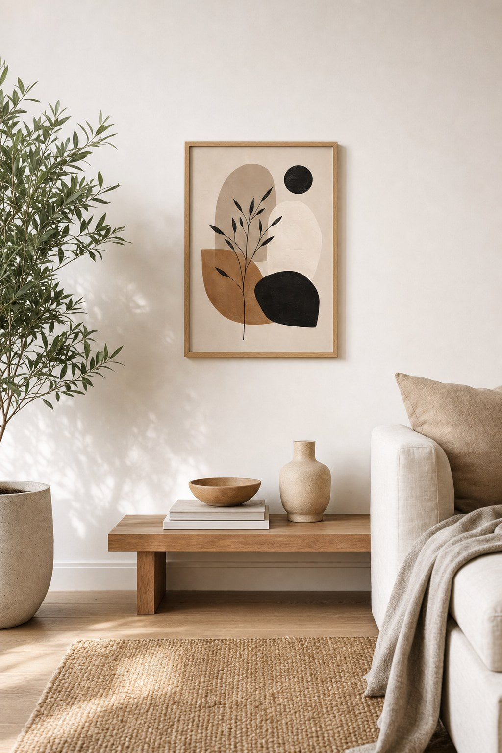 Quiet Botanical Balance, styled interior