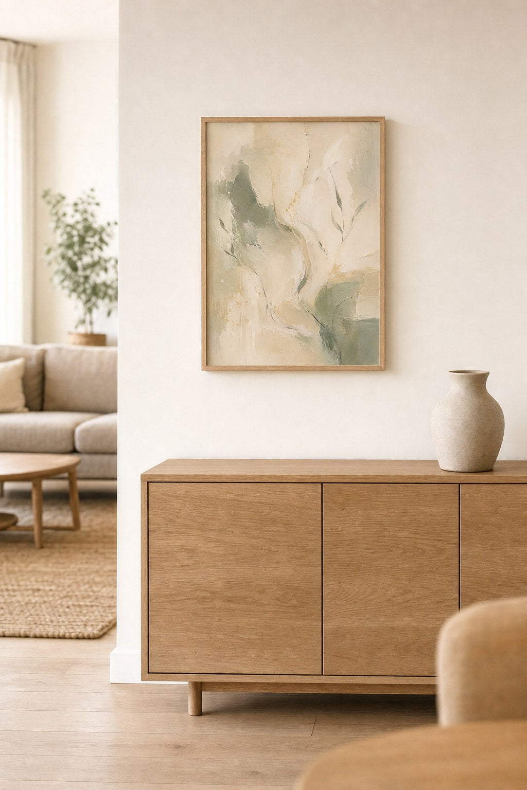 Quiet Leaf Drift, styled interior