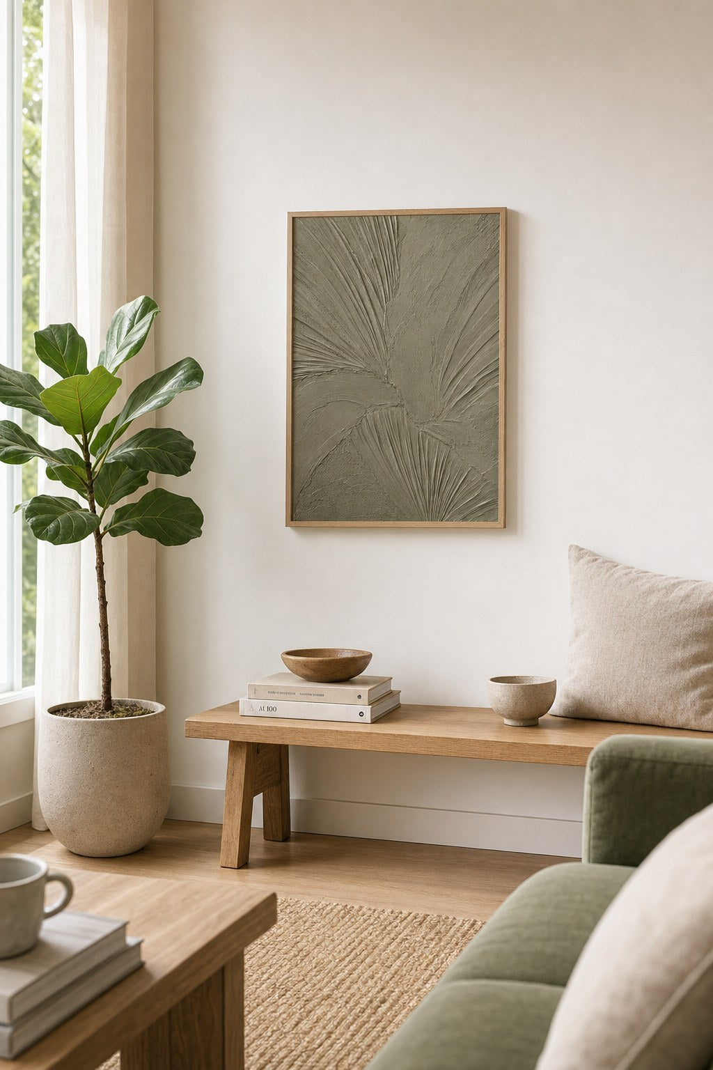Quiet Palm Impressions, styled interior