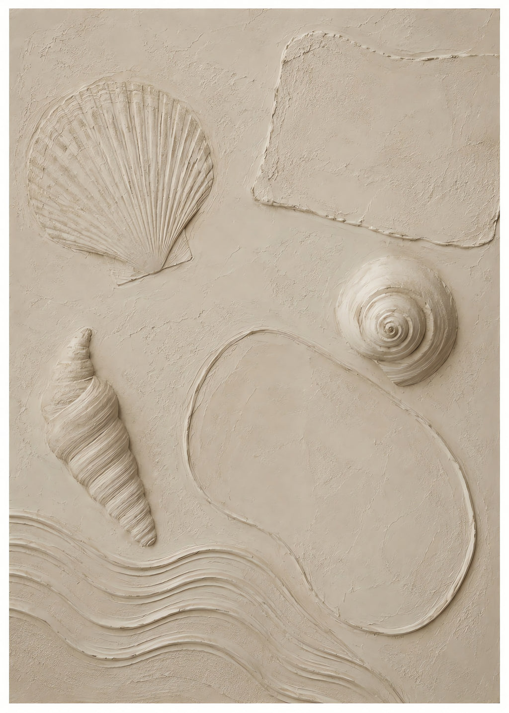 Quiet Shore Impressions, flat artwork