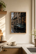 Rainy Paris Drive, styled interior