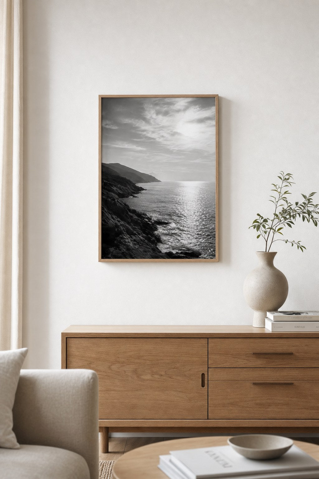 Silver Coastal Light, styled interior