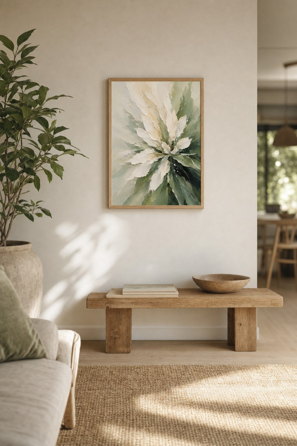 Soft Bloom Reverie, styled interior