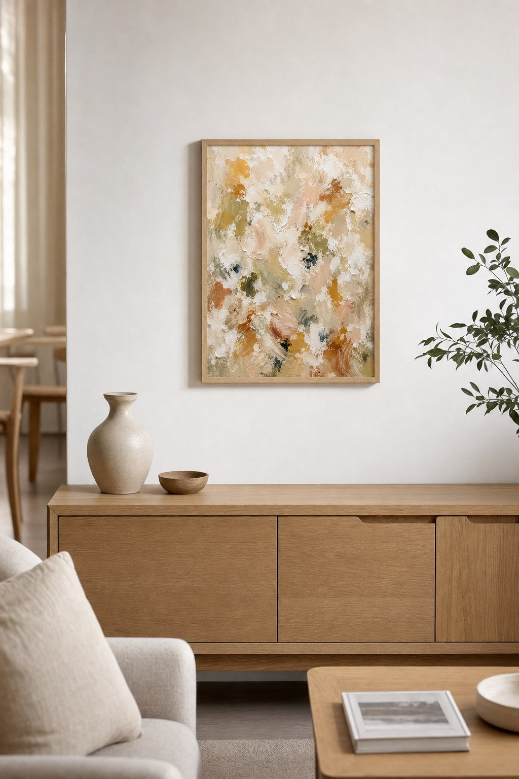Soft Earth Bloom, styled interior