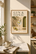 Sunlit Gin Tonic, styled interior