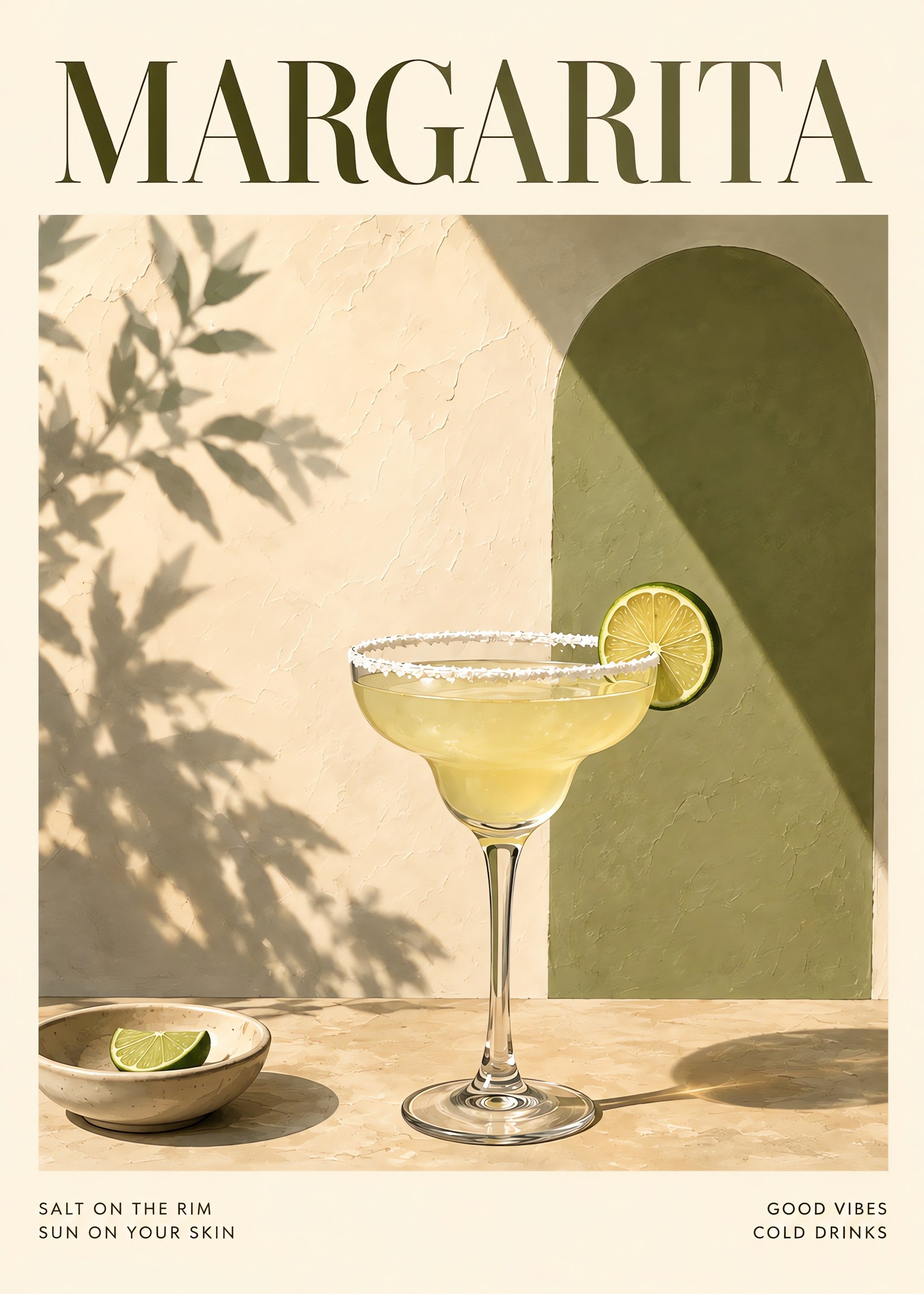 Sunlit Margarita Hour, flat artwork