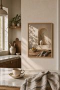 Sunlit Olive Niche, styled interior