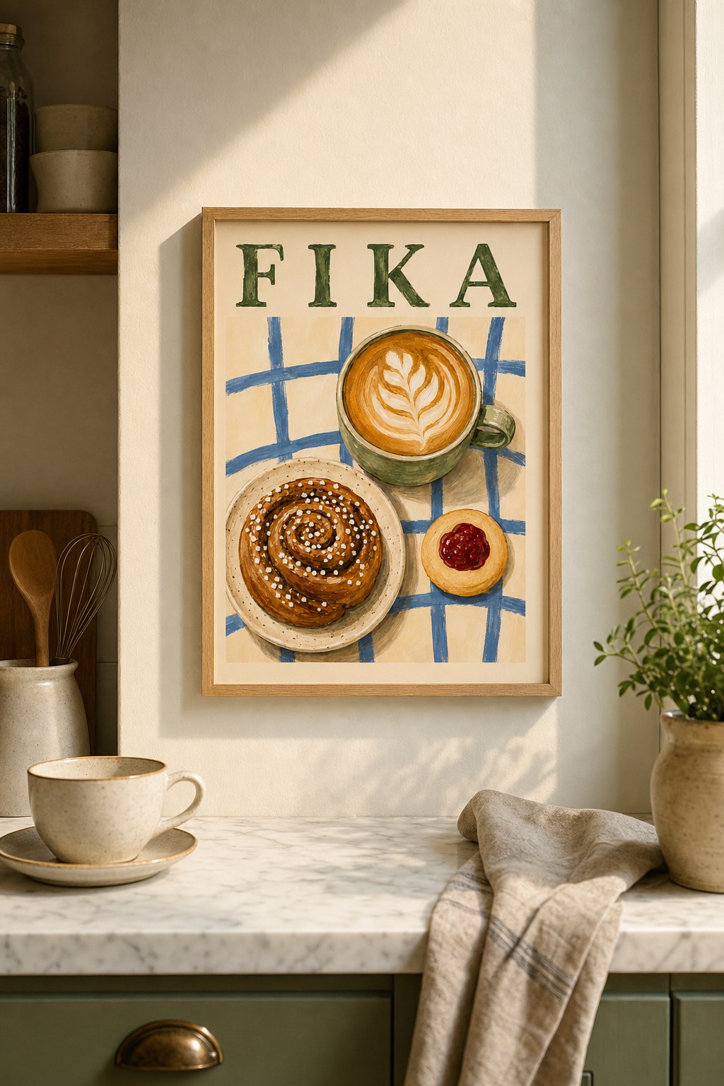 Swedish Fika Morning, styled interior